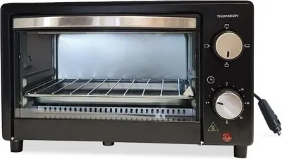Produktbild von Elektrobackofen, 9L, 24V 300W, 30 Minuten Timer, 3 Kochmodi