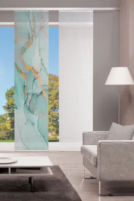 Produktbild von MARMOSA Schiebegardine, halbtransparent, Bambusoptik, 260x60 cm