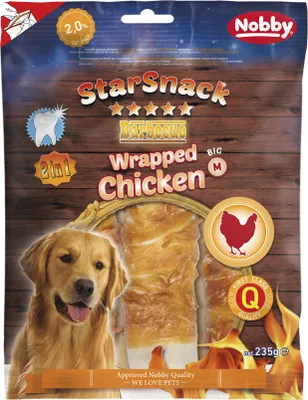 Produktbild von Nobby Starsnack Barbecue Wrapped Chicken Big