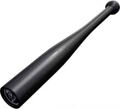 A black Indian clubbell is shown against a white background.