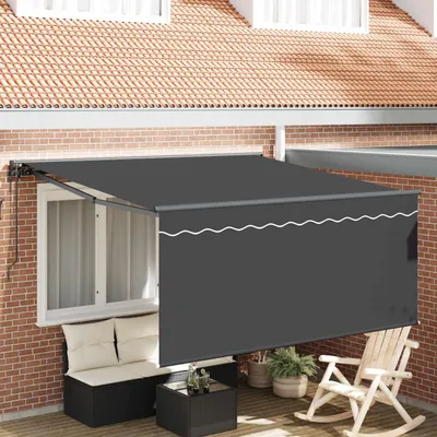Immagine prodotto di vidaXL Tenda da sole retrattile antracite 350 x 250 cm