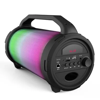 Immagine prodotto di iDance tragbare Party Box Cyclone 400 Bluetooth 50 Watt, UKW, MP3, Audio Line.In, USB schwarz