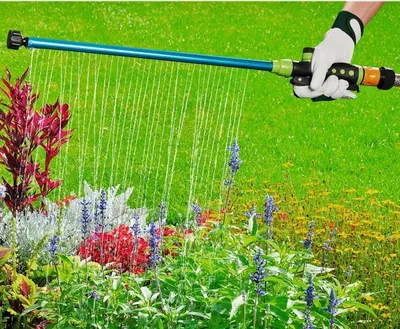 Produktbild von GKA Gießstab Bewässerungsstange mit 39 Öffnungen 60 cm Breitgießer Regnerleiste Beregnerleiste Gießaufsatz breit universal