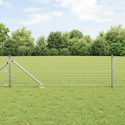 Produktbild von Zaunpfosten 26 pcs Grau 3,2 x 3,2 x 125 cm