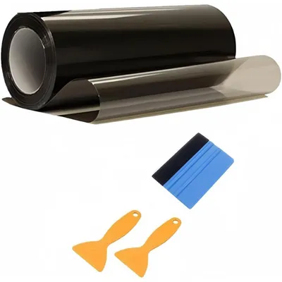 Productafbeelding van Koplampfolie, tintfolie, sticker, mistlampfolie, achterlichtfolie, zwarte vinylfolie, 300x30 cm