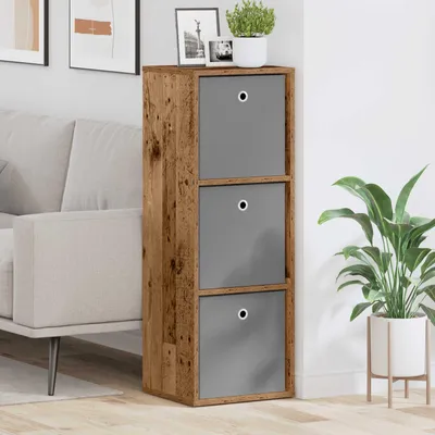 Zdjęcie produktu dla Komoda z szufladami vidaXL z drewna postarzanego 35 x 32 x 99,5 cm
