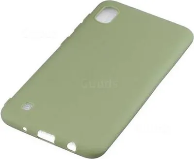 Image de Coque pour Samsung Galaxy A10, verte, dos en silicone