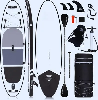 Produktbild von Aufblasbares Paddleboard-Set für Erwachsene und Kinder