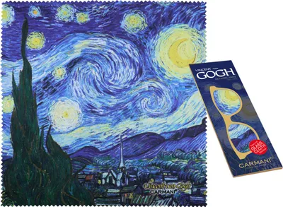 Produktbild von Brillenputztuch - V. van Gogh, Sternennacht (CARMANI)