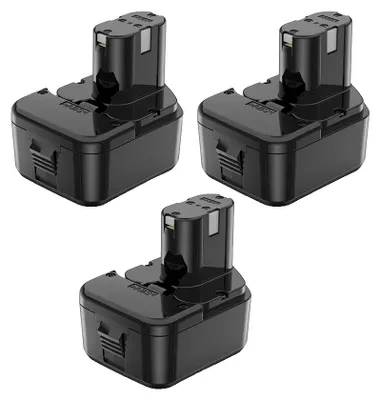 Immagine prodotto di Batteria ricaricabile, capacità 3500 mAh, compatibile con gli utensili Hitachi, 3 batterie