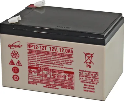 Produktbild von EnerSys Genesis NP12-12WT AGM-Bleiakku 12V 12Ah – Faston 6,3 mm