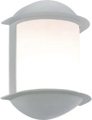 Produktbild von LED Wandleuchte, Aluguss, silber, weiß, H 22 cm