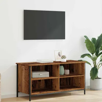 Zdjęcie produktu dla Maison Exclusive - Komody RTV, wymiary: 100 x 40 x 50 cm, wykonane z recyklingowanego drewna i płyty wiórowej