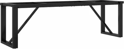 Obrázek produktu pro vidaXL Rám konferenčního stolku ve tvaru O 140x30x43 cm ocelový