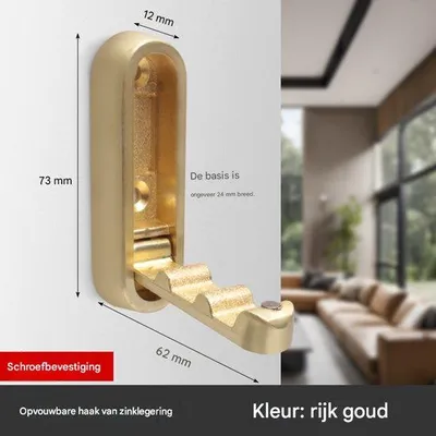 Produktbild von Entenhalter für Eingänge, Einhänge für Kleidung, Hütehalter, keine Bohrungen erforderlich, Wandmontage für Badezimmer und Schuhkabinen.