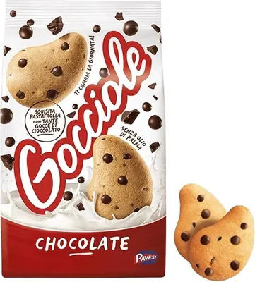 Obrázok produktu pre Čokoládové sušienky Gocciole 500g - Pavesi