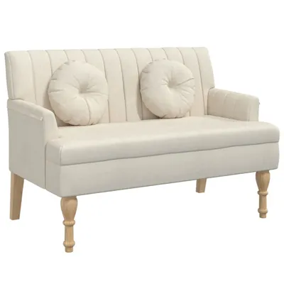 Obrázek produktu pro vidaXL Lavice s polštářem 113x64,5x75,5 cm Povlečení
