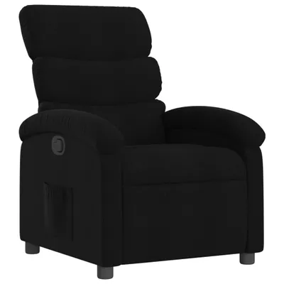 Immagine prodotto di vidaXL Poltrona relax in tessuto nero
