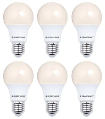 Produktbild von Blaupunkt Glühbirne e27 - Led Lampe - Matt - 12W (100W) - 1200 lm - 2700K Warmweiß - Nicht-Dimmbar - 6er Set