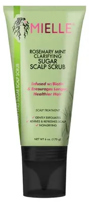 Immagine prodotto di Mielle Scrub purificante allo zucchero per il cuoio capelluto al rosmarino e menta, 170 g