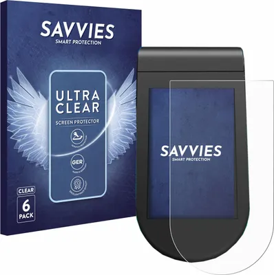 Produktbild von 6x Für SoFlow SO4 Pro MAX Schutzfolie Savvies Displayschutz Display Schutz Folie Klar Transparent