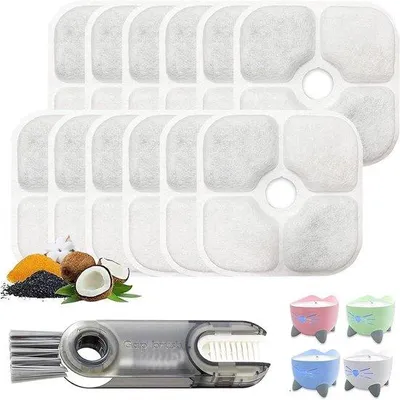 Image de Filtres pour fontaine à eau pour chat, lot de 12 pour 2,5 L Filtres pour fontaine à eau pour chat Filtres pour fontaine à eau pour chat Filtres pour fontaine à eau pour animaux de compagnie 

(Abrégé en : Filtres pour fontaine à eau pour chat, lot de 12 pour 2,5 L)