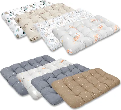 Produktbild von Krabbeldecke für Baby Kissen für Kletterbogen 60x120 cm - Bodenkissen Kinder Matte für Montessori Spielbogen Wippe Kletter Bogen Polster Spieldecke für Kinderzimmer Zufällige Variante