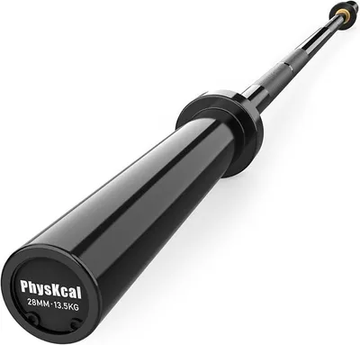 Imagen del producto de Barra para mancuernas de 120 cm/152 cm/182 cm, con diámetro de 50 mm, para entrenamiento de fuerza