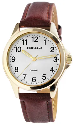 Produktbild von Excellanc Herrenuhr mit Band aus Kunstleder