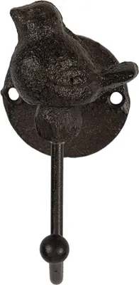Produktbild von Clayre & Eef Wandhaken 5x9x10 cm Braun Metall