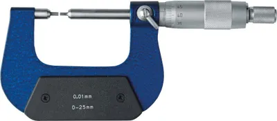Obrázok produktu pre Formát mikrometrickej meracej plochy 25-50 mm, rozsah merania: 0-25 mm