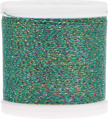 Immagine prodotto di Filato da ricamo - Colore metallico - Verde arcobaleno