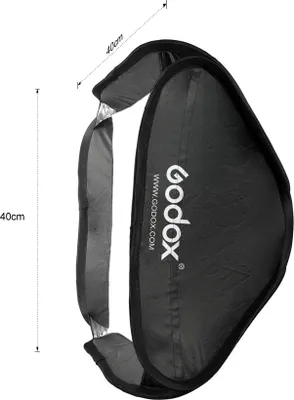 Obrázek produktu pro Godox 40 * 40 cm / 15 "* 15" difuzor softboxu s držákem S-Bš¹gel Bowens pro blesk Speedlite