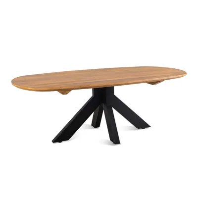 Produktbild von Couchtisch Runa aus Mangoholz, Natur, 130 cm breit, 70 cm tief, 45 cm hoch