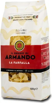 Produktbild von 12x Il Grano Di Armando La Farfalla Italienischer Weizen Bronze gezeichnet 100% Italienische Pasta 500g