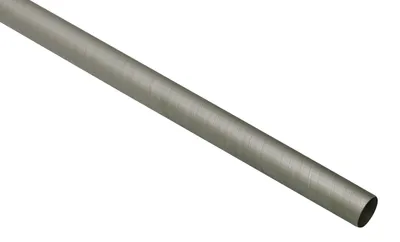 Produktbild von Gardinia Gardinenstange Ø 19 mm silber 160 cm, Metall, 32453