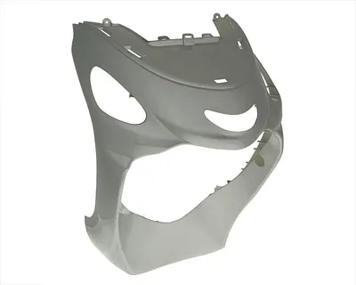 Immagine prodotto di Paraurti anteriore inferiore, verniciato in argento, per Baotian BT50QT-9 Ecobike
