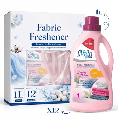 Produktbild von Frida Fabric Textilerfrischer 12 x 1L Spring Breeze – langanhaltender Wäscheduft für Textilien