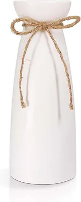 Produktbild von Famanu Vasen Minimalistisches Design - Weiße Porzellanvase