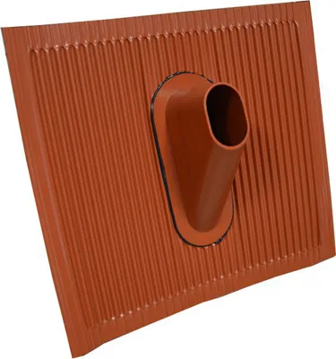 Produktbild von PremiumX Dachabdeckung Aluminium Ziegel Rot Pfanne für Sat Mast Sparrenhalter