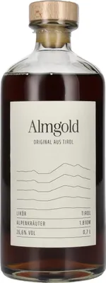 Produktbild von Almgold Alpenkräuter Likör 26,6% Vol. 0,7l