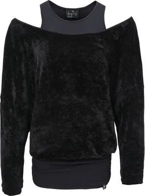 Produktbild von Forplay Langarmshirt Damen Bella lila/schwarz Basics 100% Polyester L