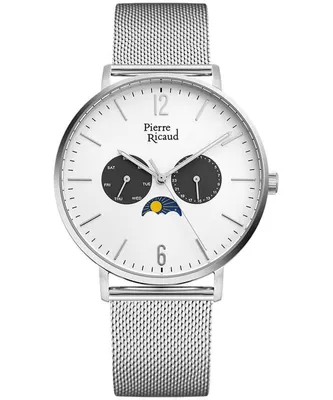 Zdjęcie produktu dla Zegarek męski Pierre Ricaud P60024.5153QF srebrny