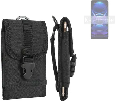 Produktbild von K-S-Trade Holster Handy Hülle kompatibel mit Xiaomi Redmi Note 12 Holster Handytasche Gürtel Tasche Schutz Hülle Robust Outdoor schwarz