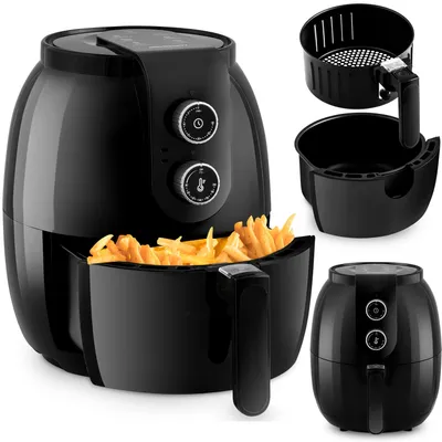 Obrázok produktu pre Berdsen BD-650, Teplovzdušná fritéza, 3,6 L, Samostarný, Čierna, Otočné, Samostatný