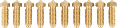 Produktbild von 10 Messingdüsen als Ersatz für Kobra 3 Combo 3D-Drucker-Extruder-Hotend-Düsenset (0,8 mm)