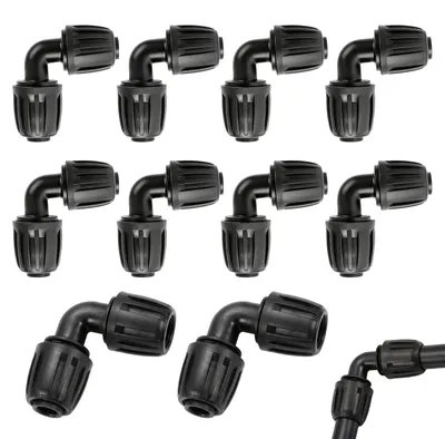 Micro-Drip-L-Stück 10er-Pack 90° für 1/2-Zoll-Tropfschlauch