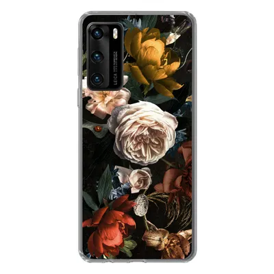 Produktbild von MuchoWow® Handyhülle Schutzhülle Hülle für Huawei P40 Blumen - Natur - Muster Silikon Softcase Handy Hülle - Handytasche