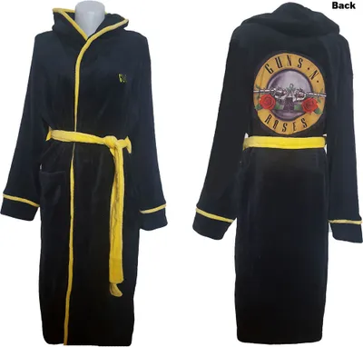 Produktbild von Guns N' Roses - klassische Logo Uni Bademantel - schwarz