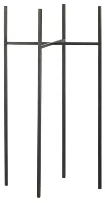 Produktbild von Mica Decorations - Blumentopf-pflanzentopf-stander - schwarz - B18.5 x H55 cm - Metall